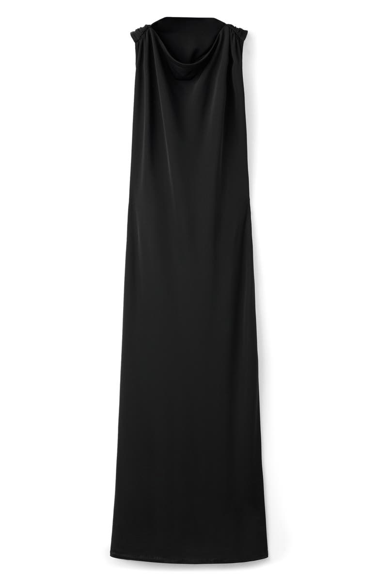 MANGO Xjuliete Racerback Maxi Dress, Main, color, Black