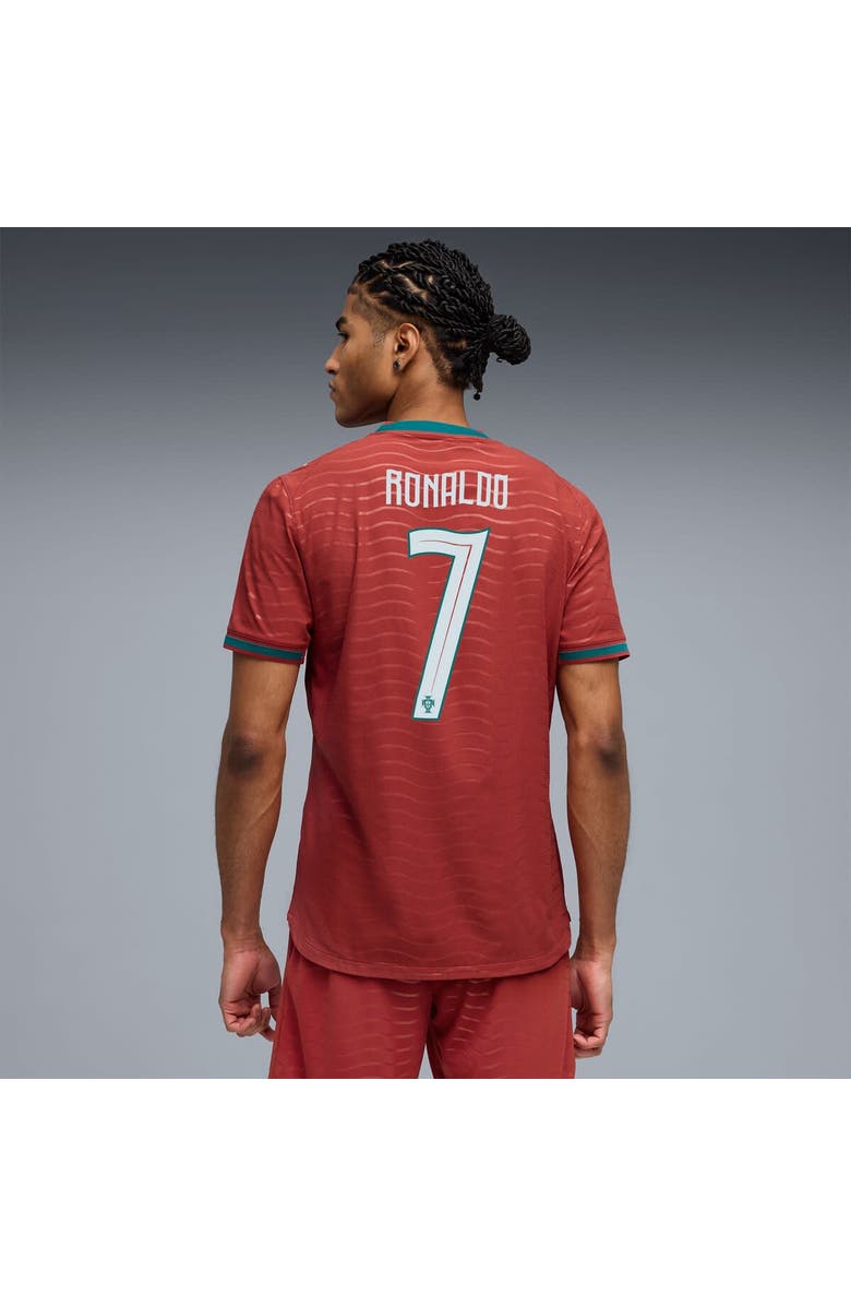 PUMA Men's Puma Cristiano Ronaldo Red Portugal National Team 2026 Home Authentic Jersey, Alternate, color, Red