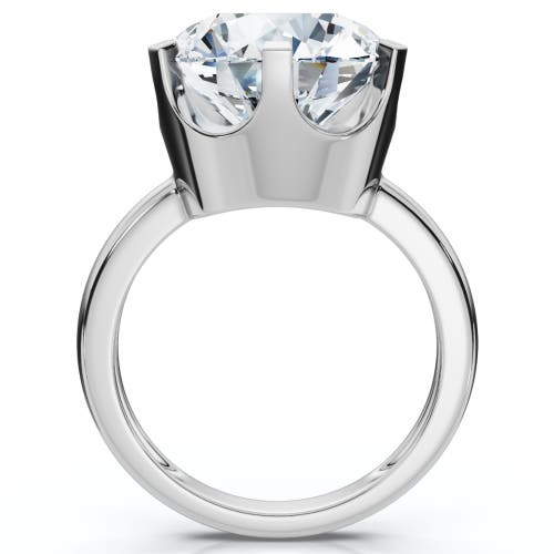 Bliss Diamond Certfied 6ct Diamond Engagement Ring Solitaire 14k Gold Lab Grown In 14k White Gold