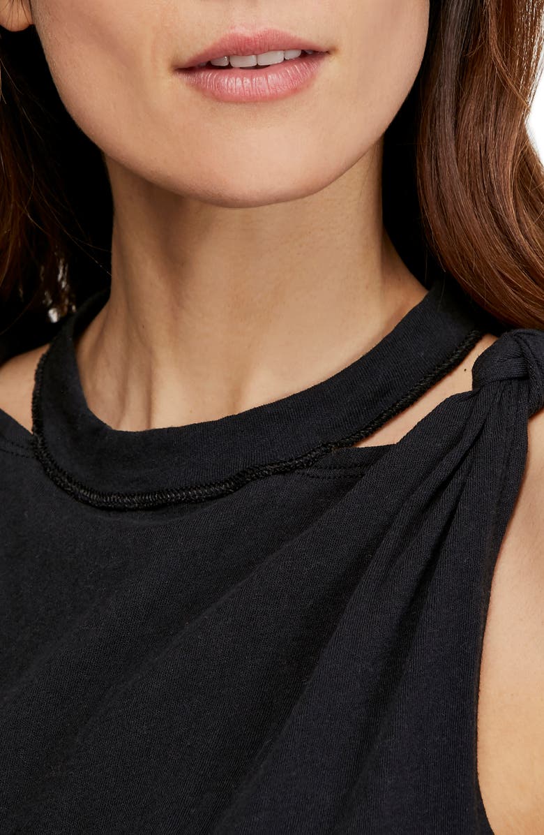 Free People The Twist Distressed Tank, Alternate, color, 