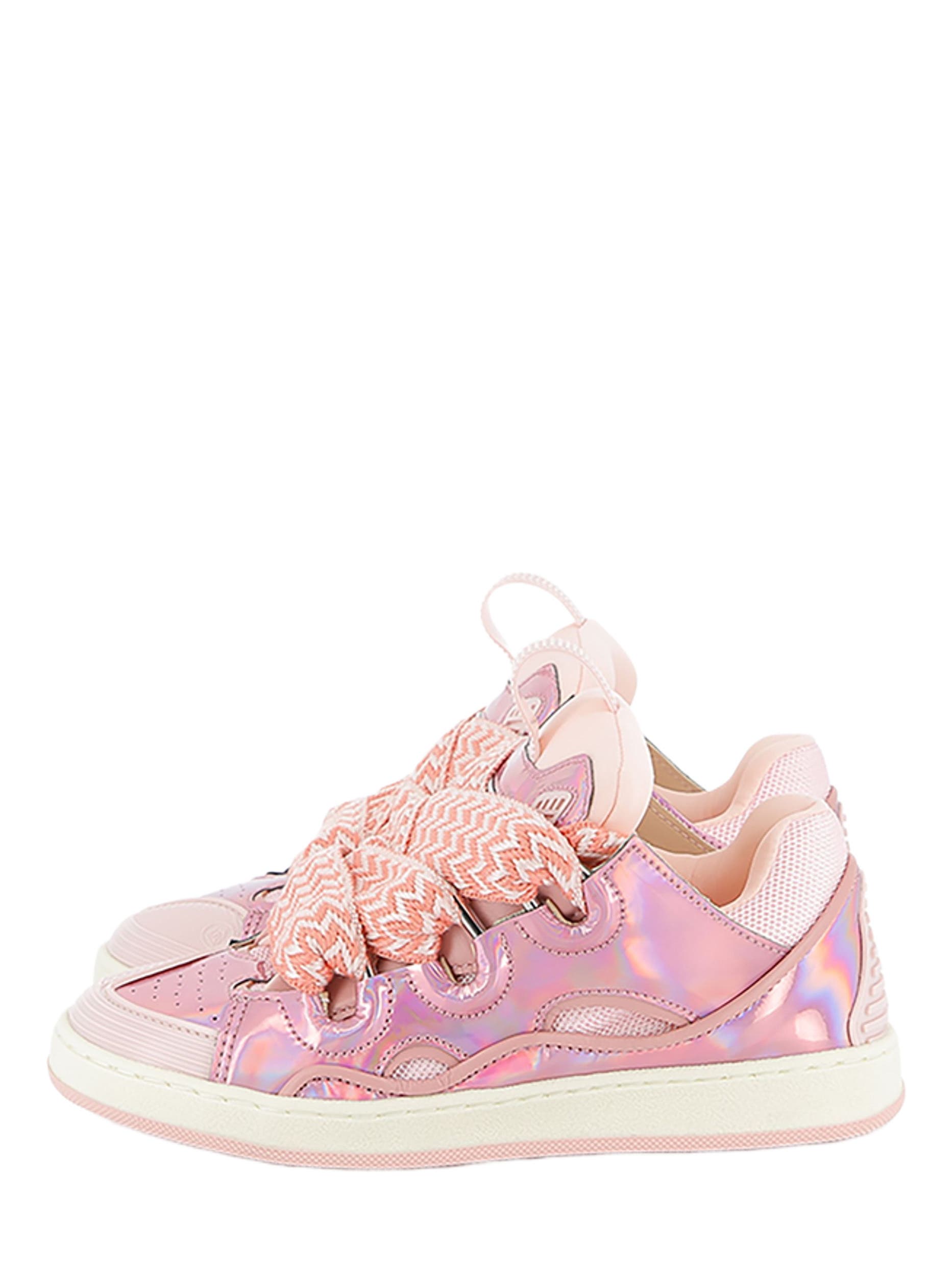 Lanvin KIDS LACE-UP TRAINERS, Main, color, 