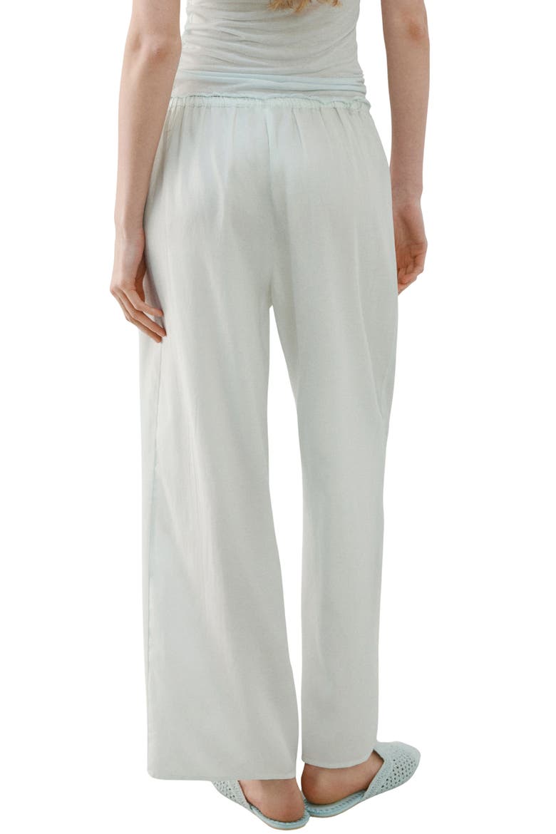 Flowy Pajama Pants, Alternate, color, BLUE