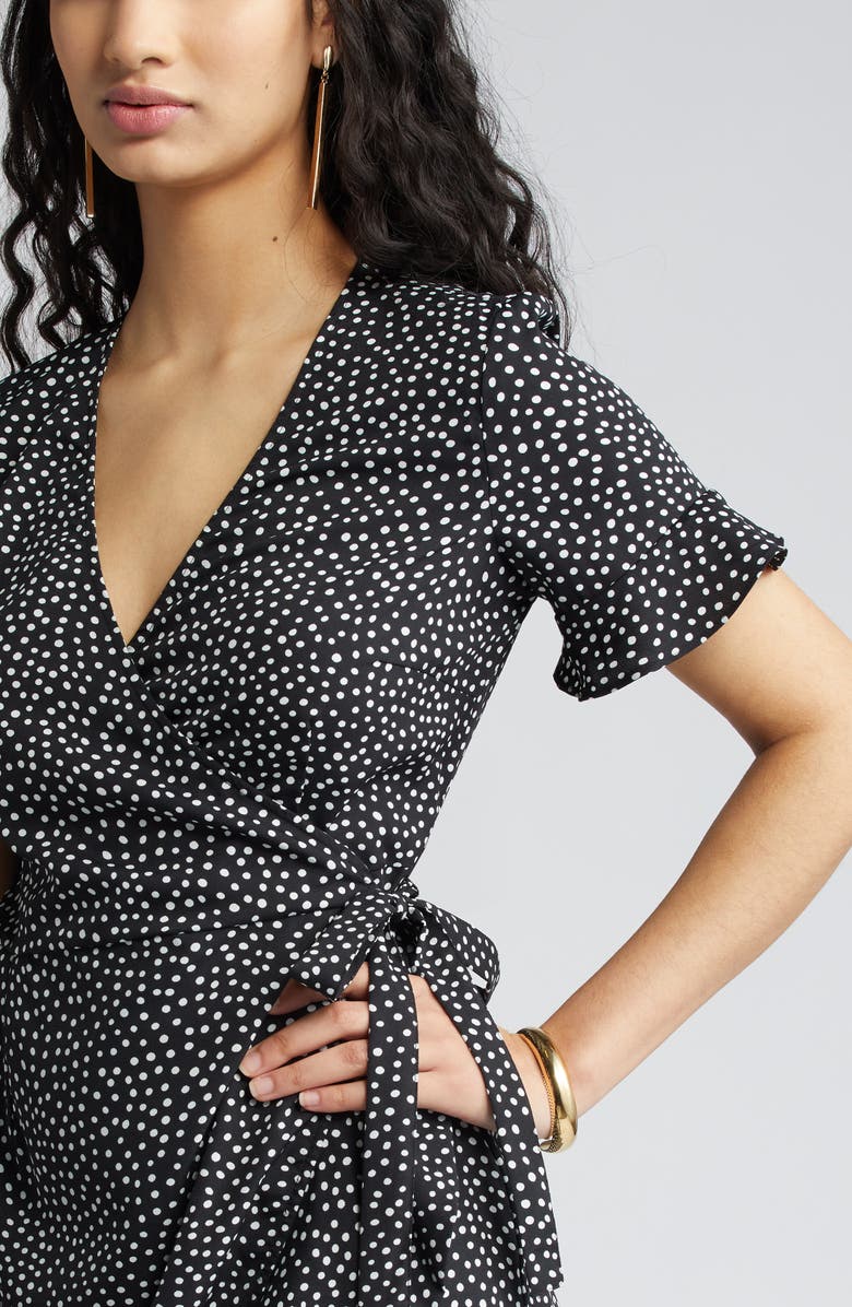 VERO MODA Henna Frill Wrap Dress, Alternate, color,