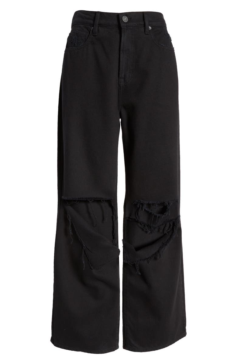HIDDEN JEANS Distressed High Waist Wide Leg Jeans, Alternate, color,