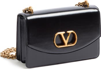 Valentino Garavani DeVain VLOGO Leather Shoulder Bag | Nordstrom