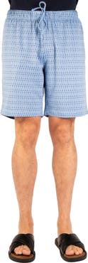TailorByrd Martini Print French Terry Shorts