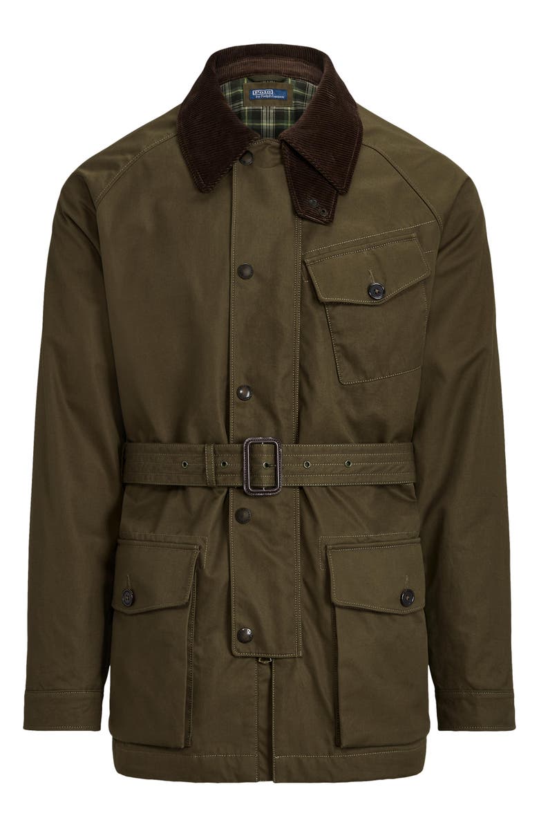 Polo Ralph Lauren Grove Belted Jacket, Alternate, color, Canopy Olive