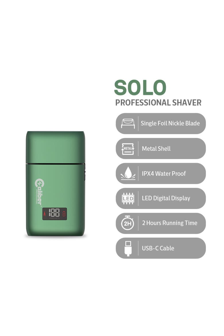 Solo Cordless Rechargeable Hair Trimmer, Alternate, color, Green
