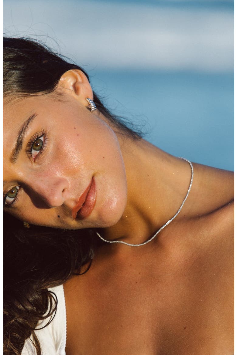 Piana Necklace, Alternate, color, Silver