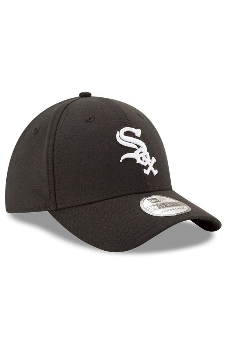 Men's New Era Black Chicago White Sox MLB Team Classic 39THIRTY Flex Hat, Alternate, color, Black