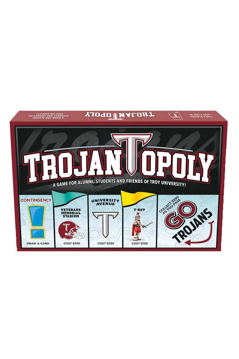 Troy University Trojanopoly Monopoly Board Game, Alternate, color, Multicolored