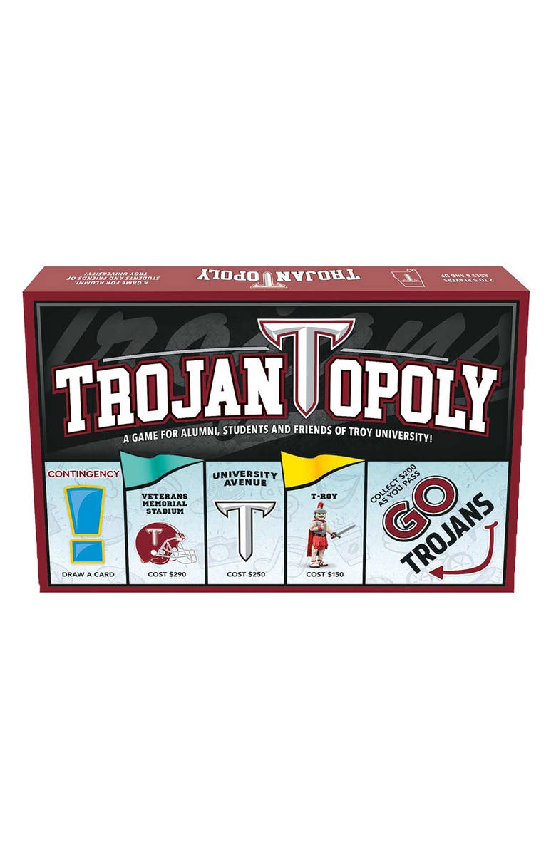 Late for the Sky Troy University Trojanopoly Monopoly Board Game, Alternate, color, Multicolored