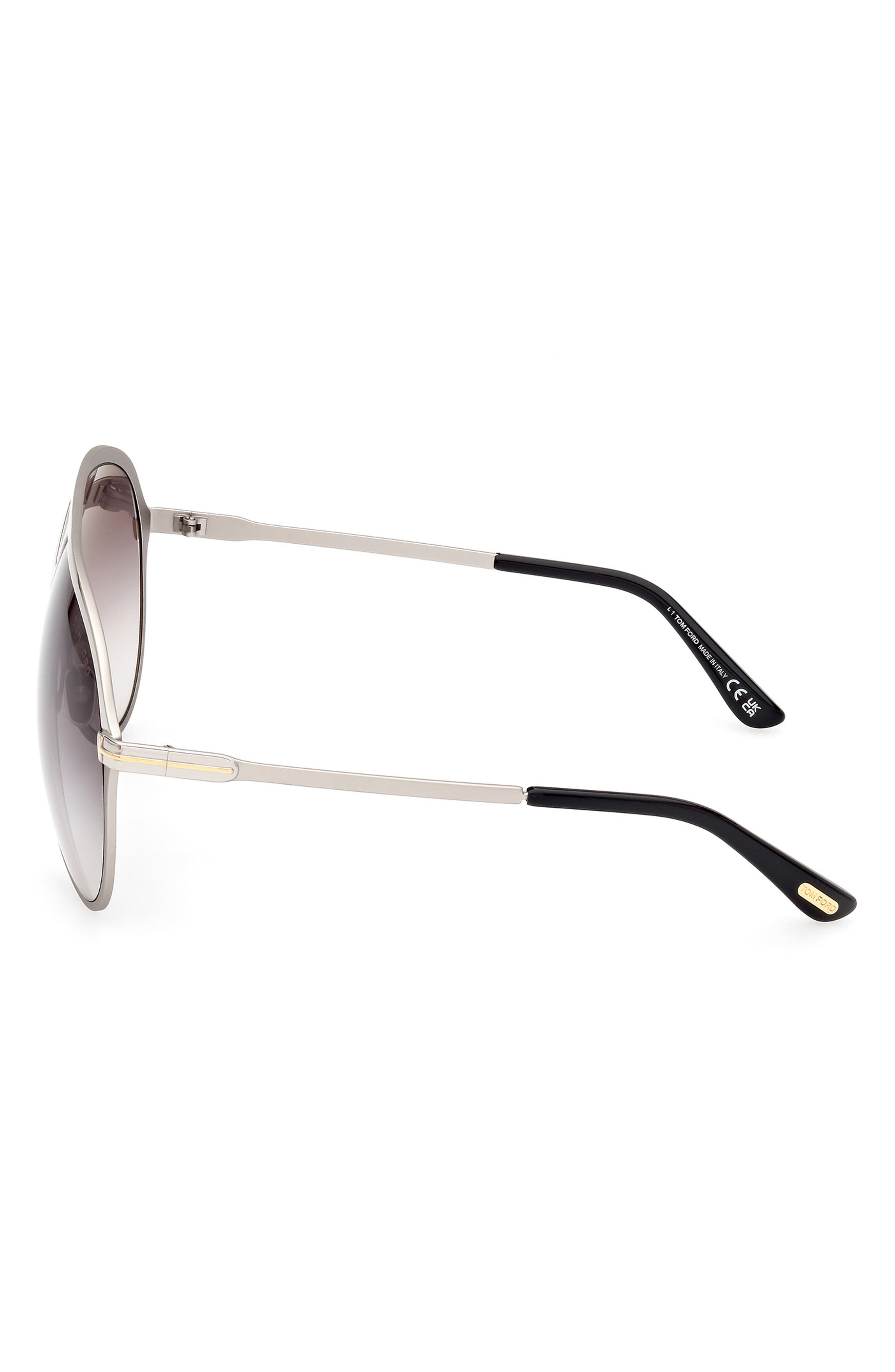 Xavier 64mm Gradient Oversize Pilot Sunglasses | Nordstromrack