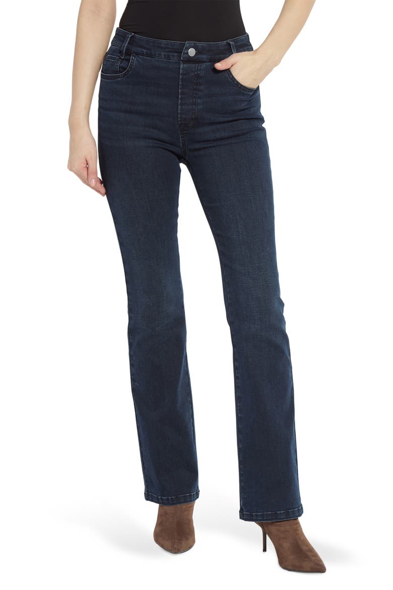 Lena Baby Bootcut Jeans, Main, color, CARBON INDIGO