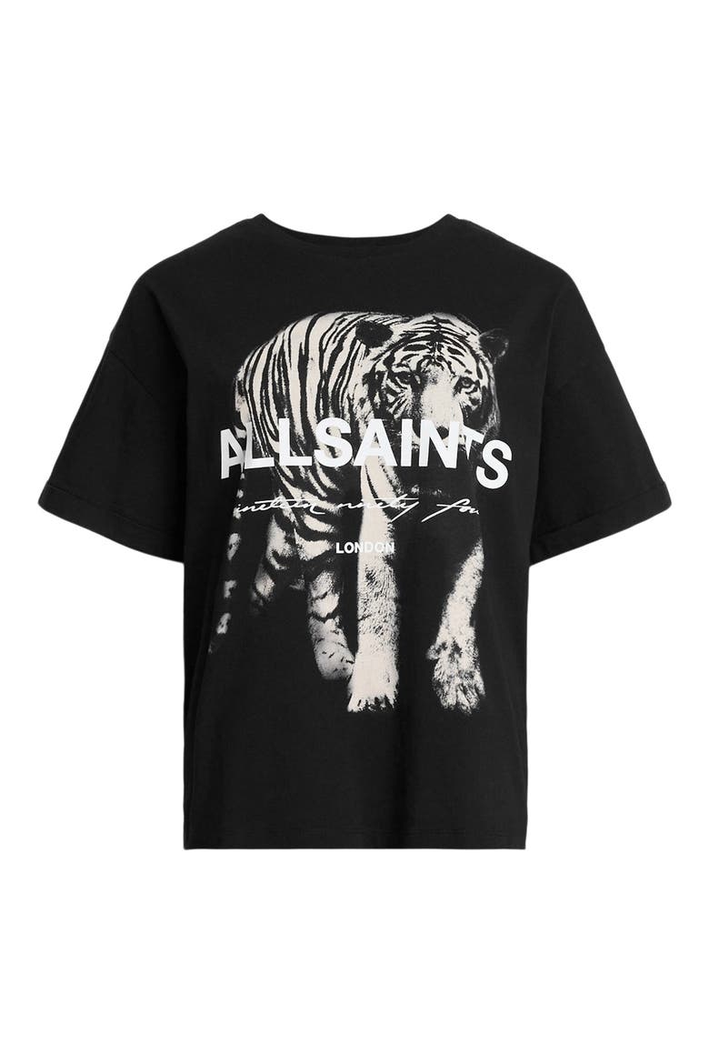 Kit Briar Tiger Cotton Graphic T-Shirt, Alternate, color, BLACK