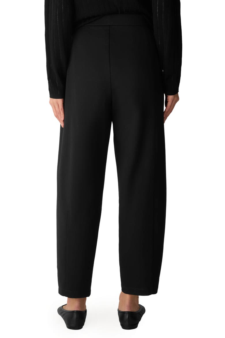 Stretch Ankle Lantern Pants, Alternate, color, BLACK