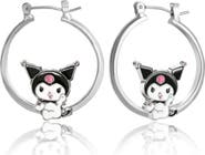 Sallyrose Kuromi Hoop Earrings