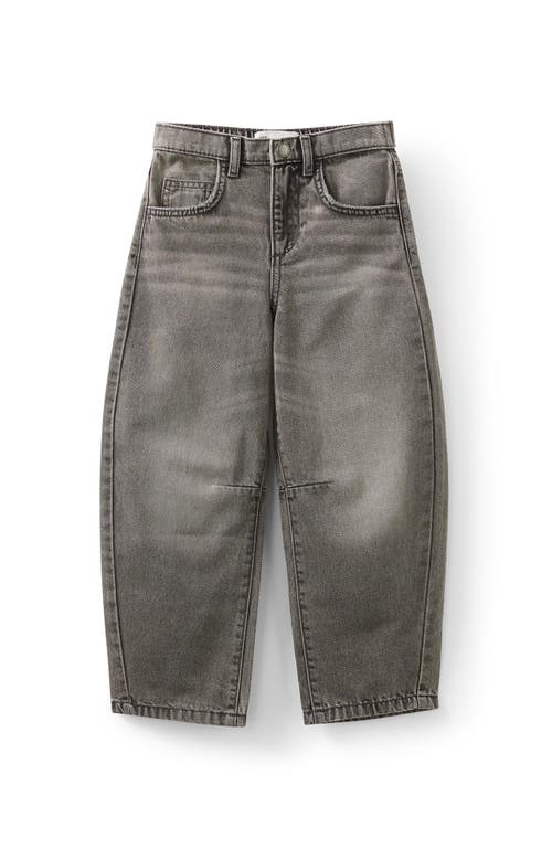 Cotton On Kids Kid's Unisex Barrel Leg Denim Jean In Gray