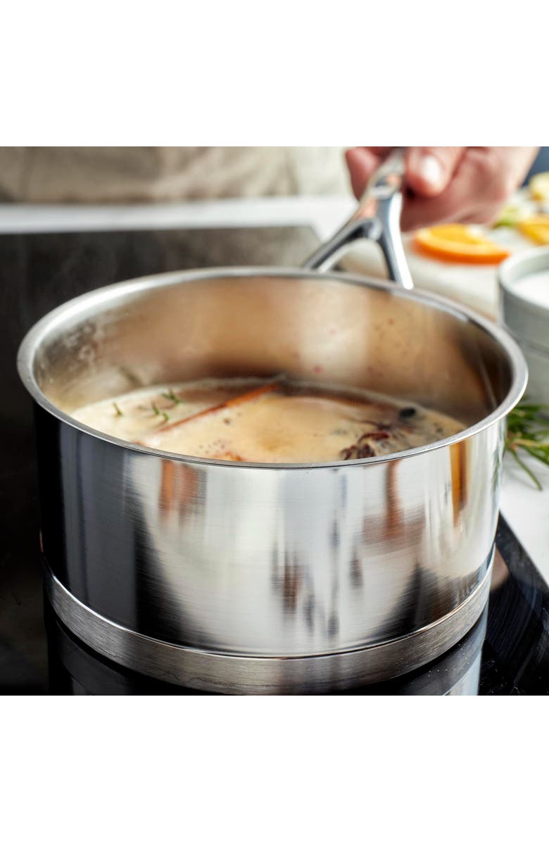 Demeyere Atlantis 3.2-Quart Stainless Steel Sauce Pan & Lid, Alternate, color, Stainless Steel