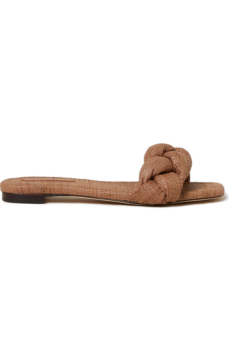 Loeffler Randall <p>Joanna Braided Slide Sandal (Women) </p>, Alternate, color, Brown