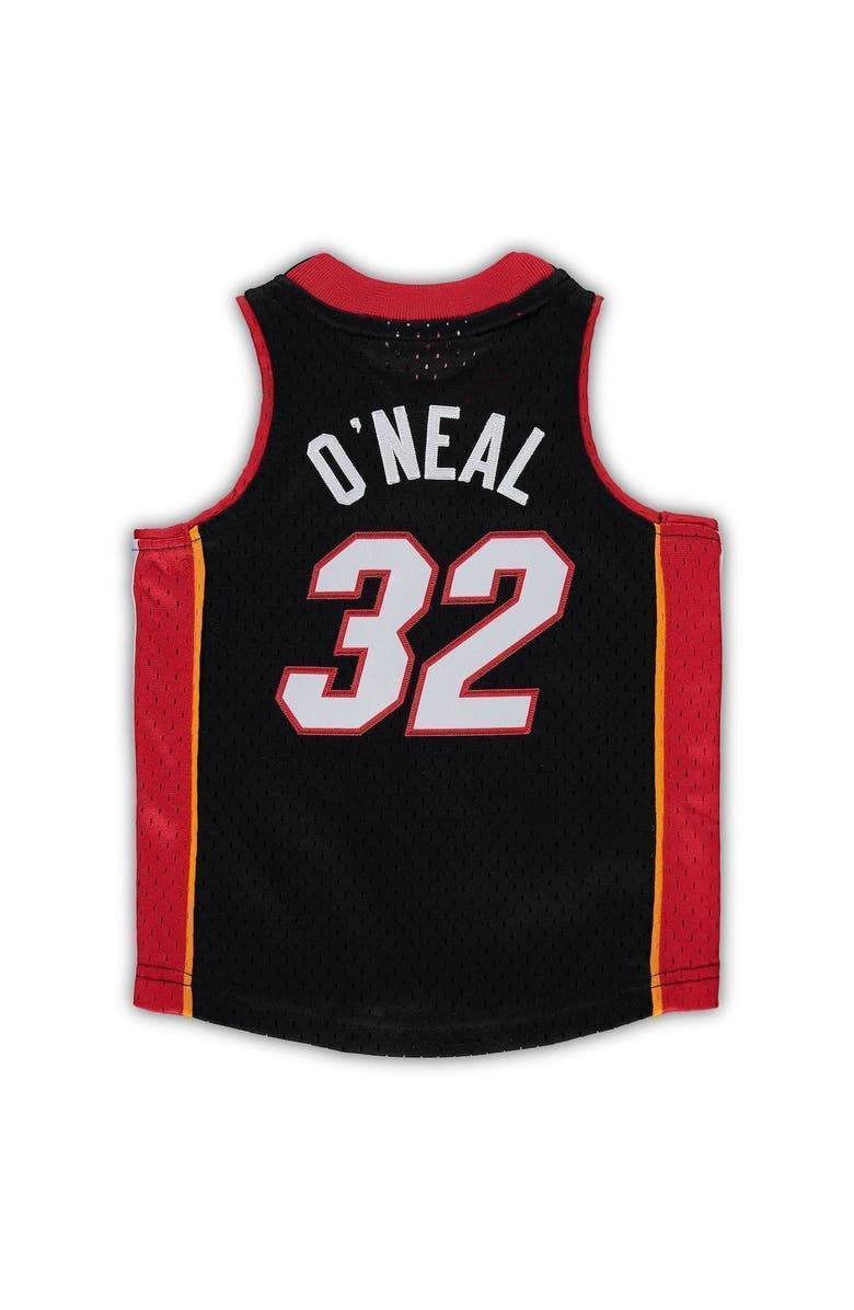 Mitchell & Ness Infant Mitchell & Ness Shaquille O'Neal Black Miami Heat 2005/06 Hardwood Classics Retired Player Jersey, Alternate, color, Black