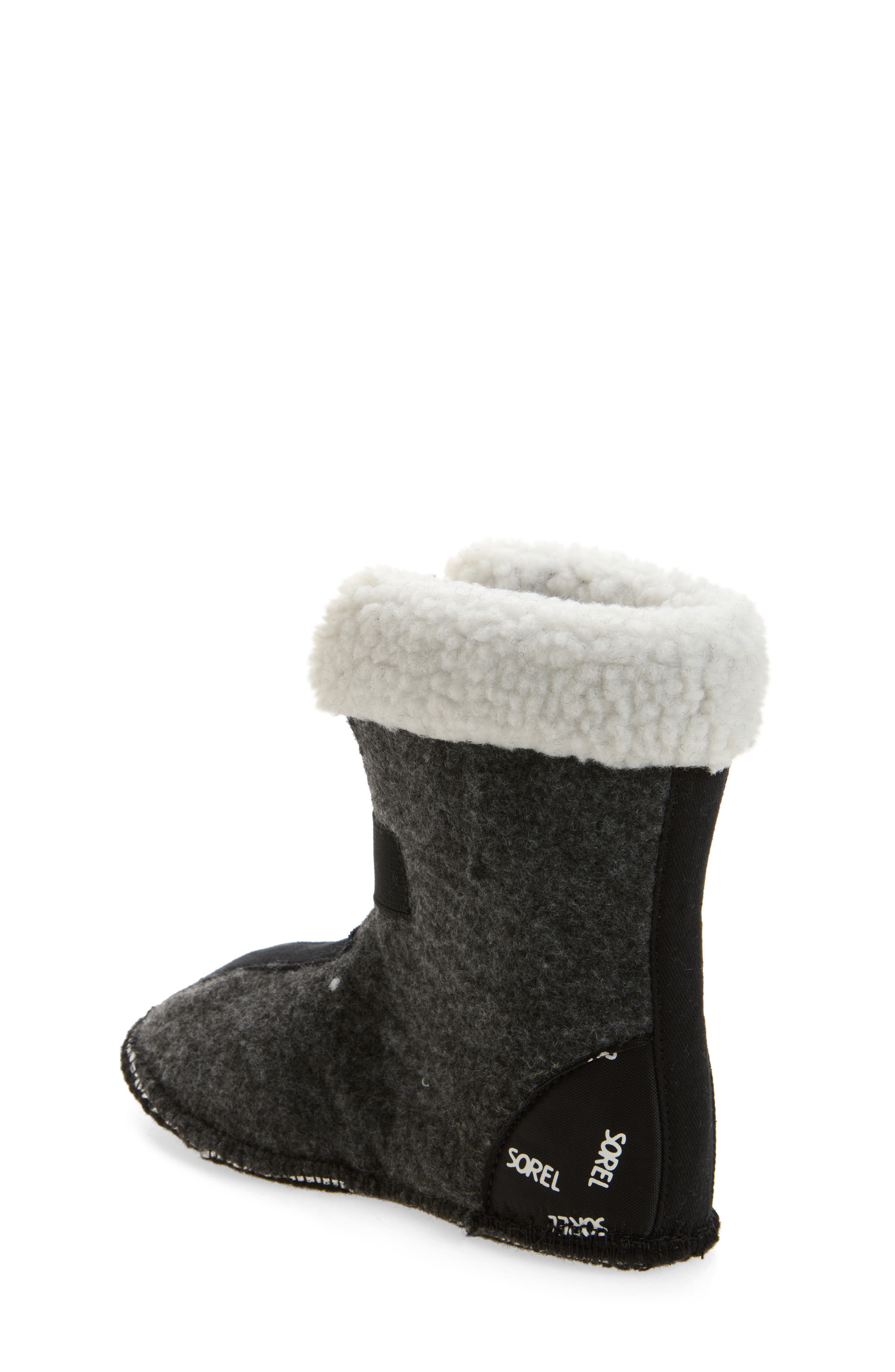 Kids' ThermoPlus Faux Fur Trim Boot Liner, Alternate, color, WINTER WHITE