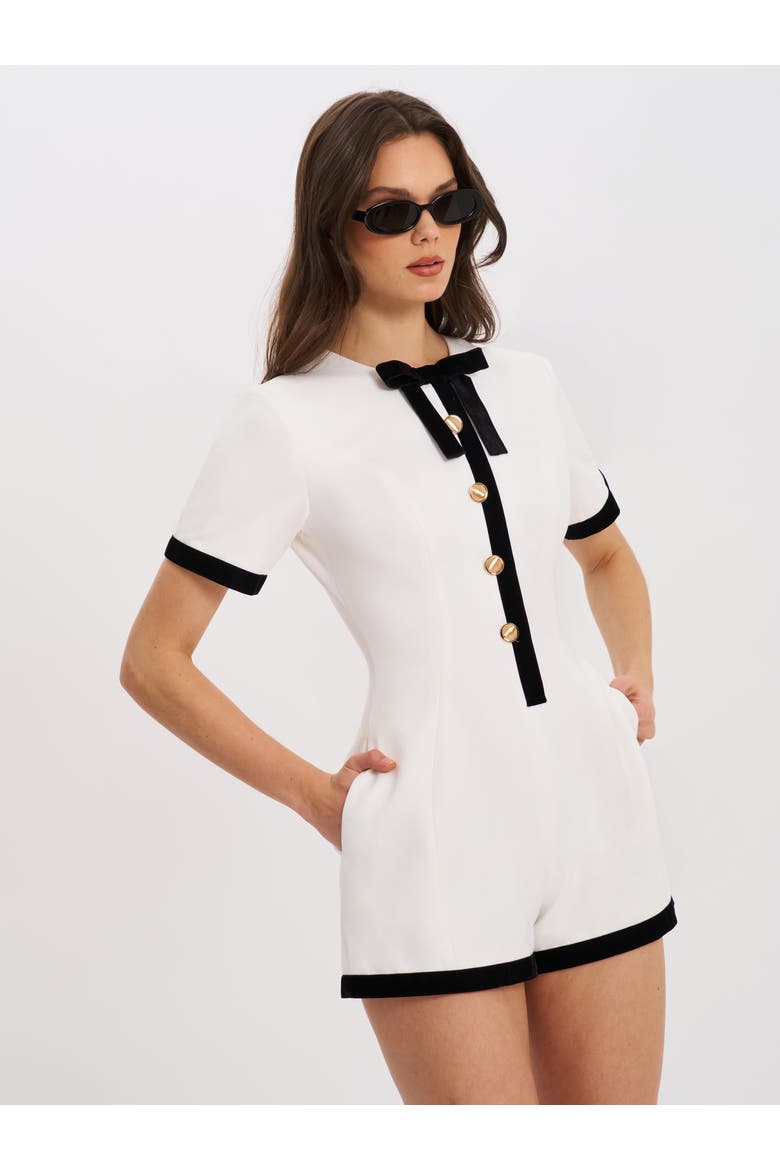 Idina Business Casual Rompers, Alternate, color, White
