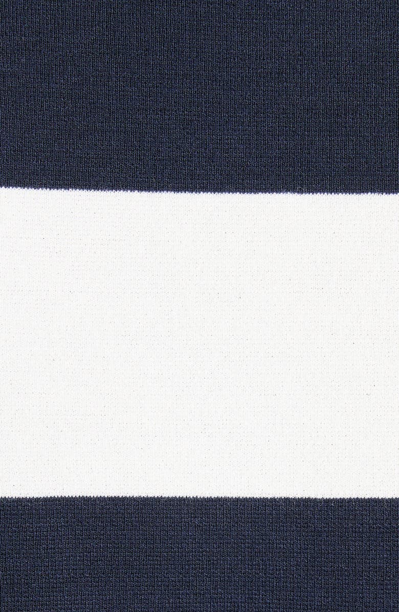 Moncler Stripe Polo, Alternate, color, White/ Blue