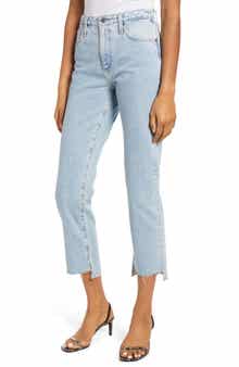 AG The Isabelle High Waist Step Hem Ankle Jeans
