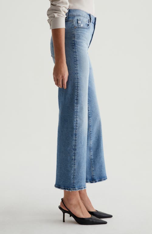Ag Brinley Mid Rise Crop Straight Leg Jeans In Momento