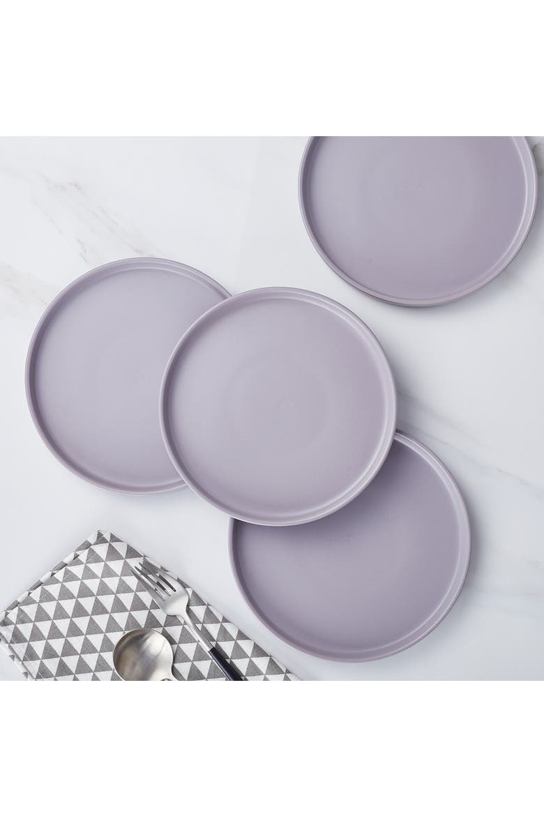 Cleo Stoneware 32-Piece Dinnerware Set, Alternate, color, Light Gray
