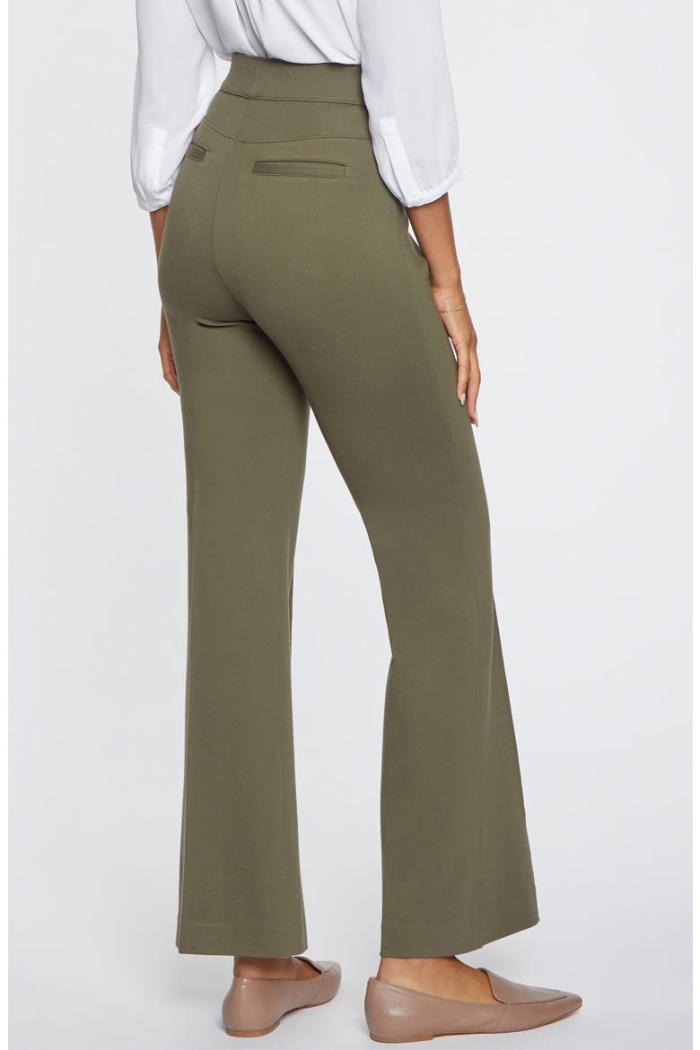 Sculpt-Her™ Pull-On Wide Leg Pants, Alternate, color, MOSS