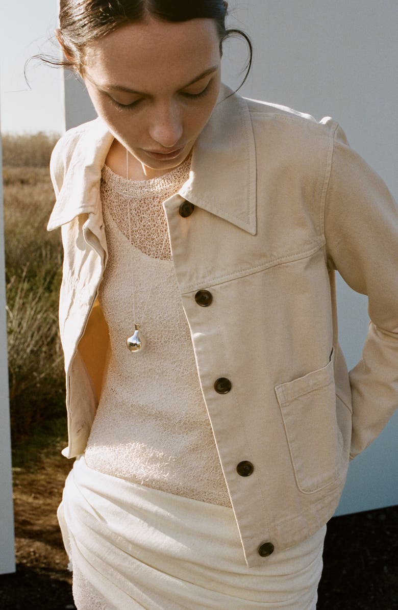 MANGO Denim Jacket, Alternate, color, 