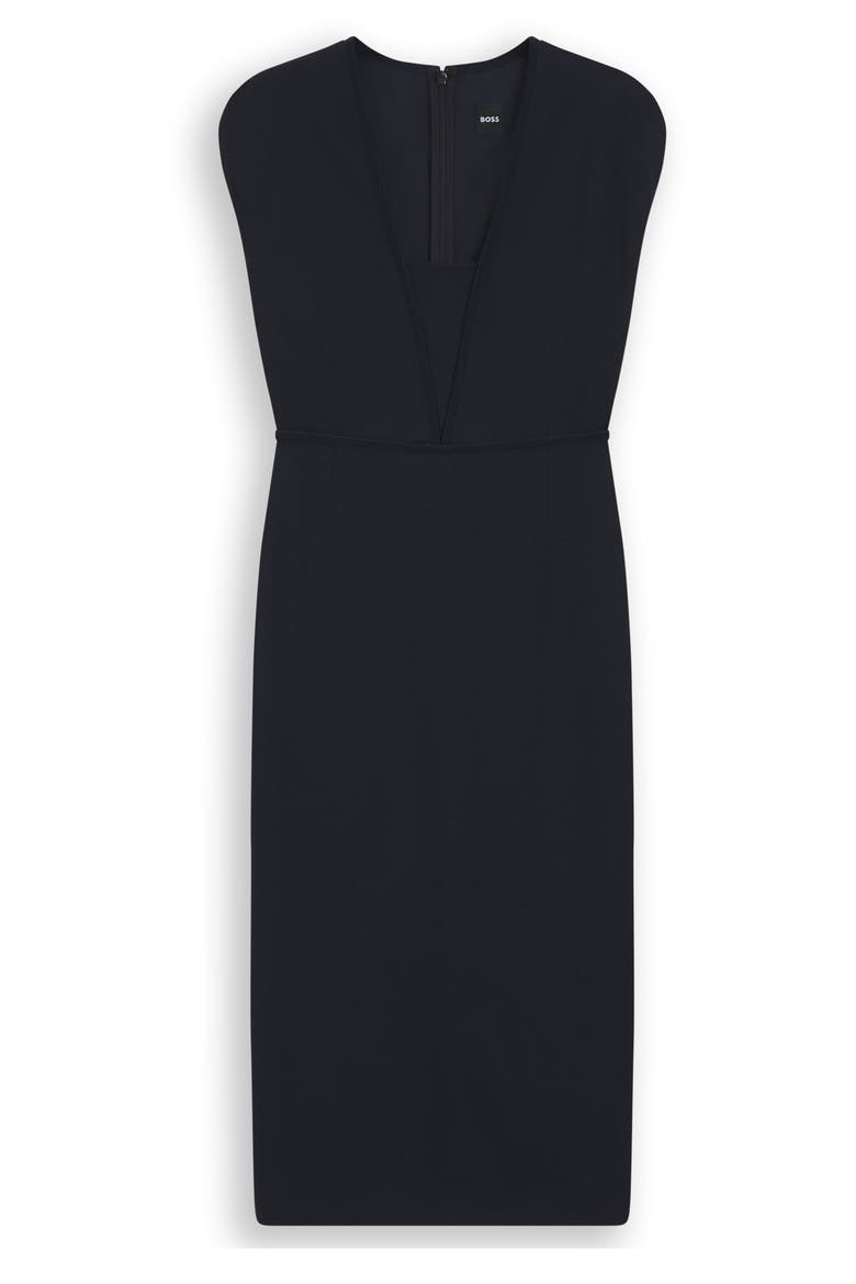 Stretch Knit Dress, Alternate, color, SKY CAPTAIN
