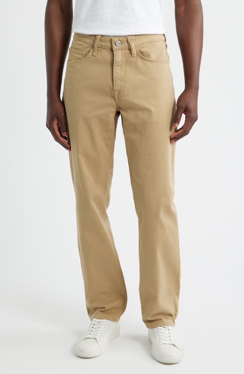 34 Heritage Charisma Stretch Cotton Straight Leg Pants, Main, color, Beige Honeycomb