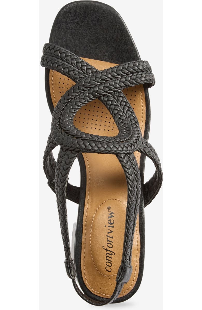 Comfortview The Dorothy Sandal, Alternate, color, Black