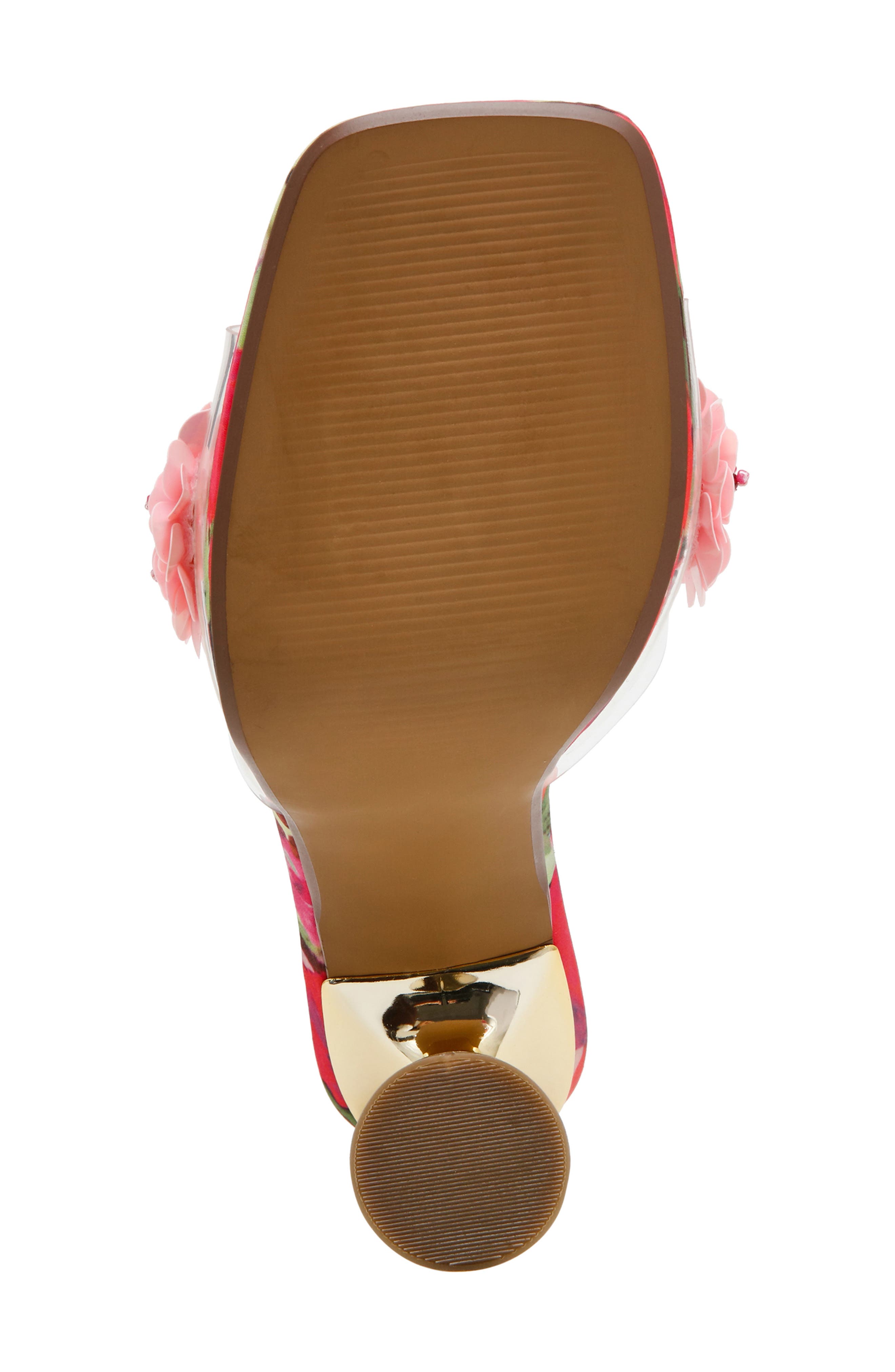 Betsey Johnson Blondee Sandal, Alternate, color, Red/ Green Floral