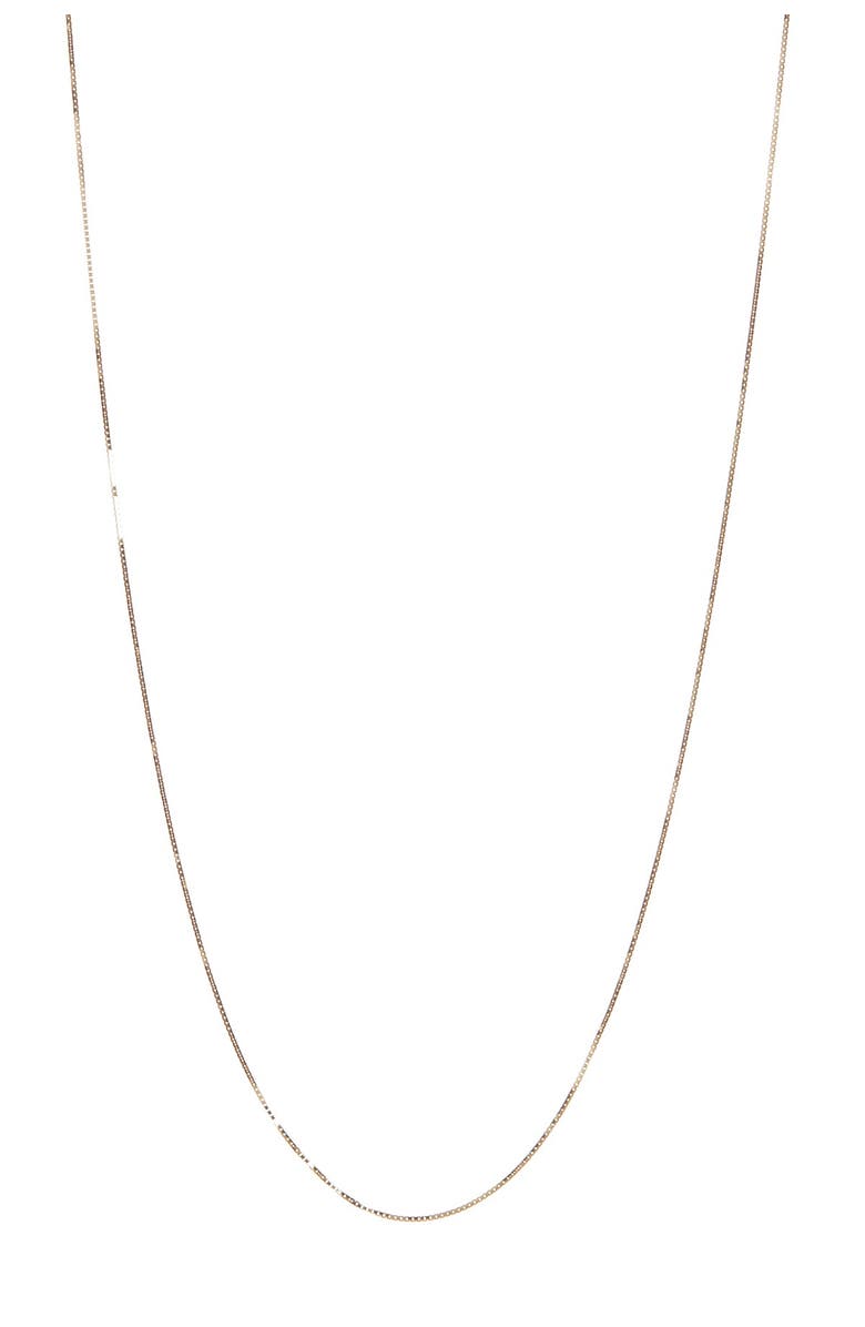 KARAT RUSH 10K Yellow Gold 24" Box Chain Necklace, Main, color, 