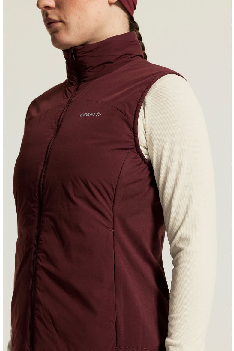 ADV Essence Warm Performance Vest, Alternate, color, DARK FIG