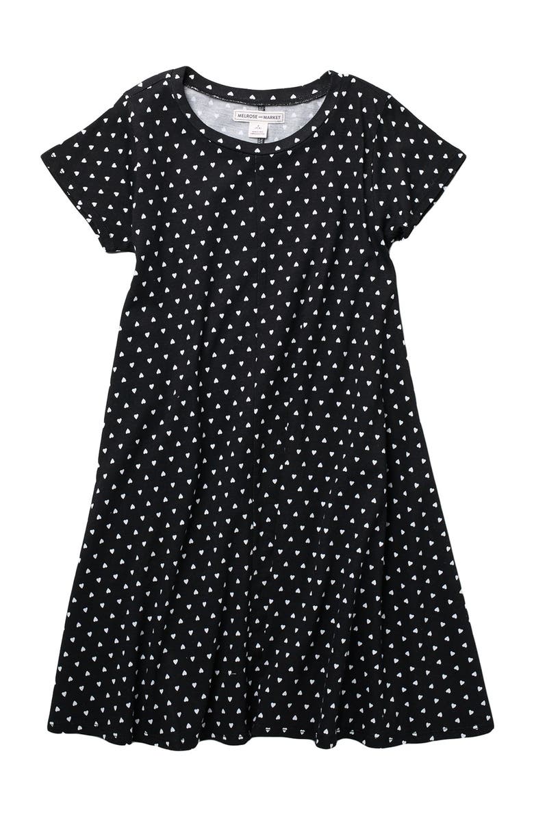 Melrose and Market Kids' Short Sleeve Knit Dress, Main, color,