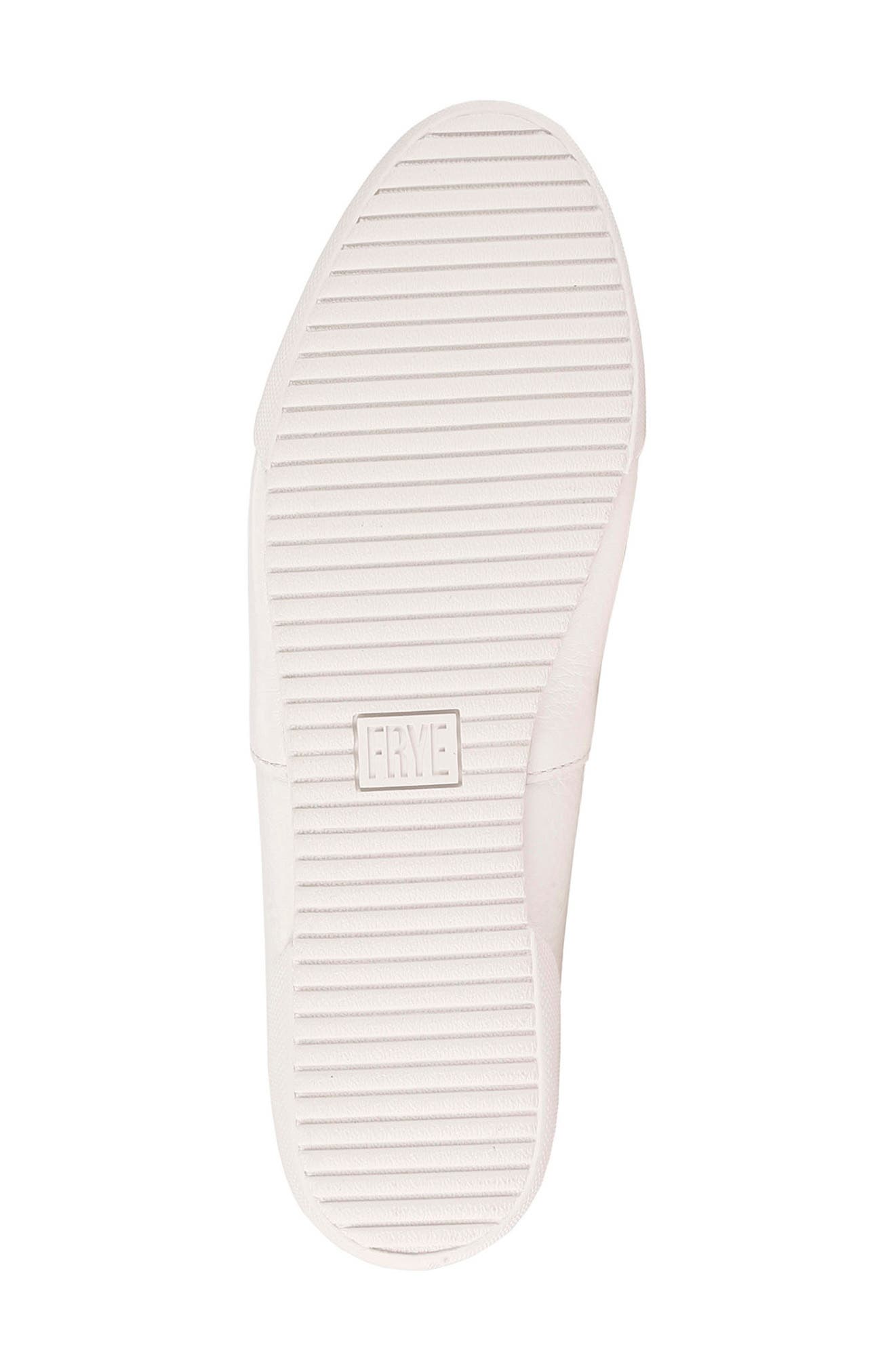 Frye Melanie Slip-On Flat, Alternate, color, White - Lyra