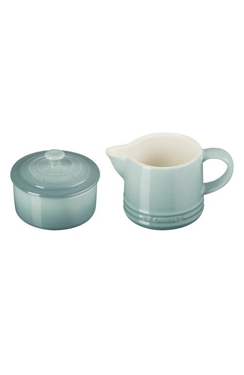 Le Creuset Sea Salt Signature Cream & Sugar Set With $6 Credit In Sea Salt