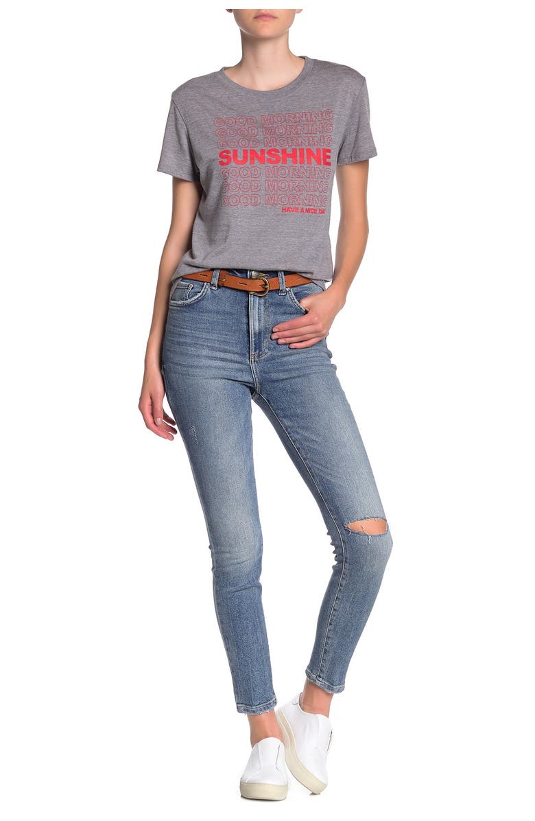 Lee High Waisted Skinny Jeans, Alternate, color, 