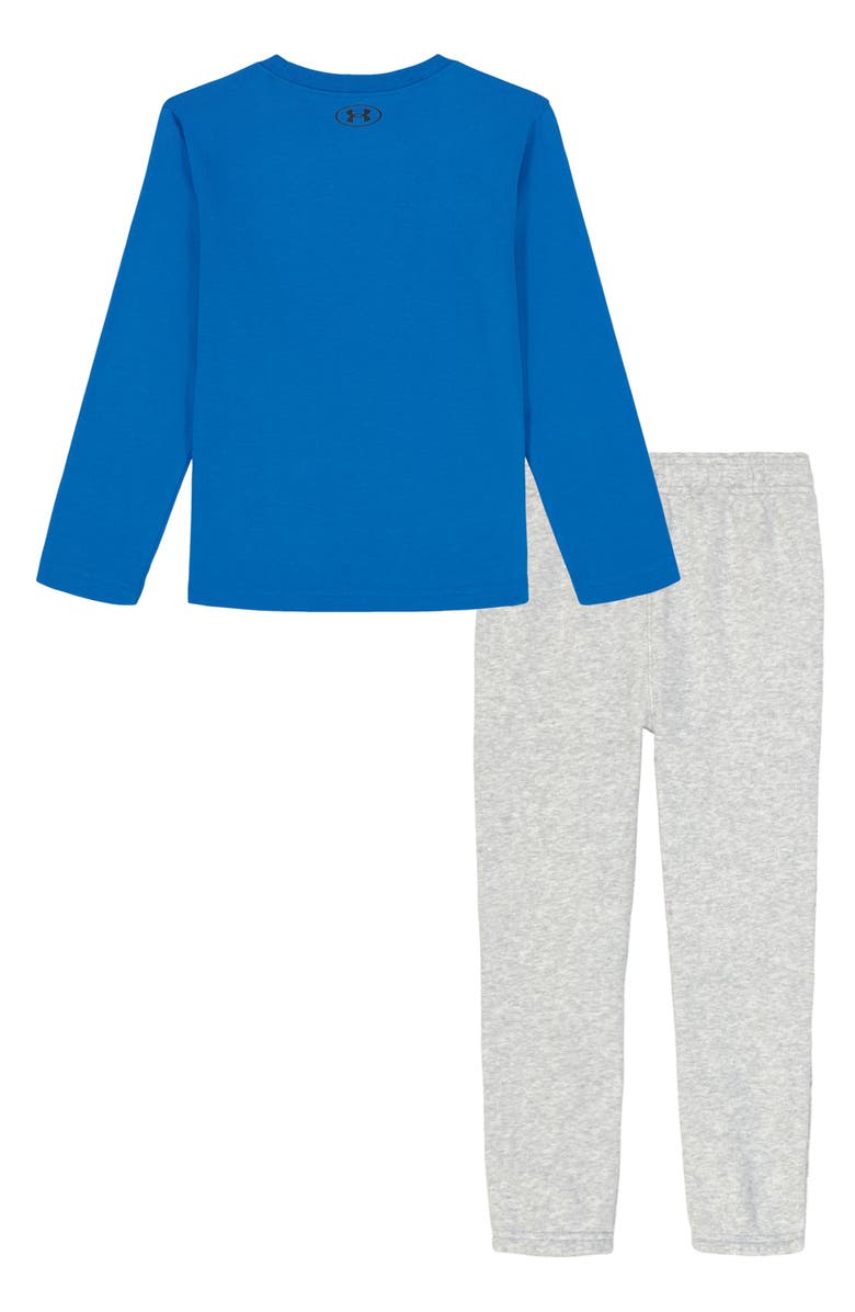 Under Armour Kids' Fish Splash Long Sleeve Top & Pants Set, Alternate, color, Blue Atlantis