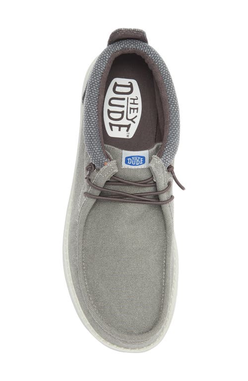 Hey Dude Wally Mid Chukka Boot In Black