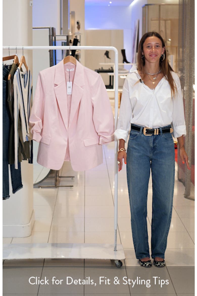 Abbie Ruched Sleeve Blazer video