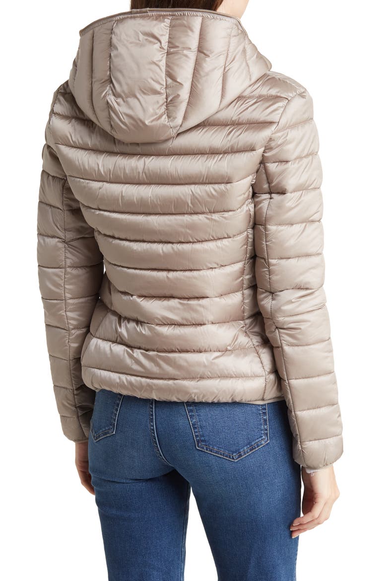 Alexis Water Resistant Hooded Puffer Jacket, Alternate, color, PEARL GREY