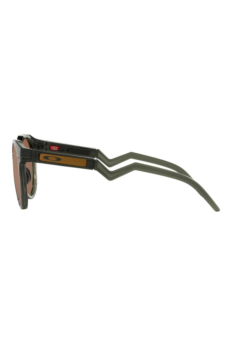 HSTN Metal 52mm Prizm™ Round Sunglasses, Alternate, color, OLIVE