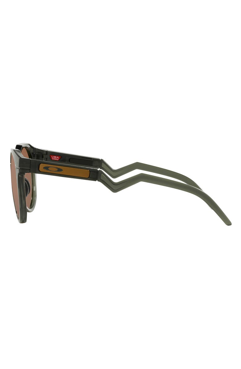 Oakley HSTN 52mm Prizm<sup>™</sup> Polarized Round Sunglasses, Alternate, color, Olive