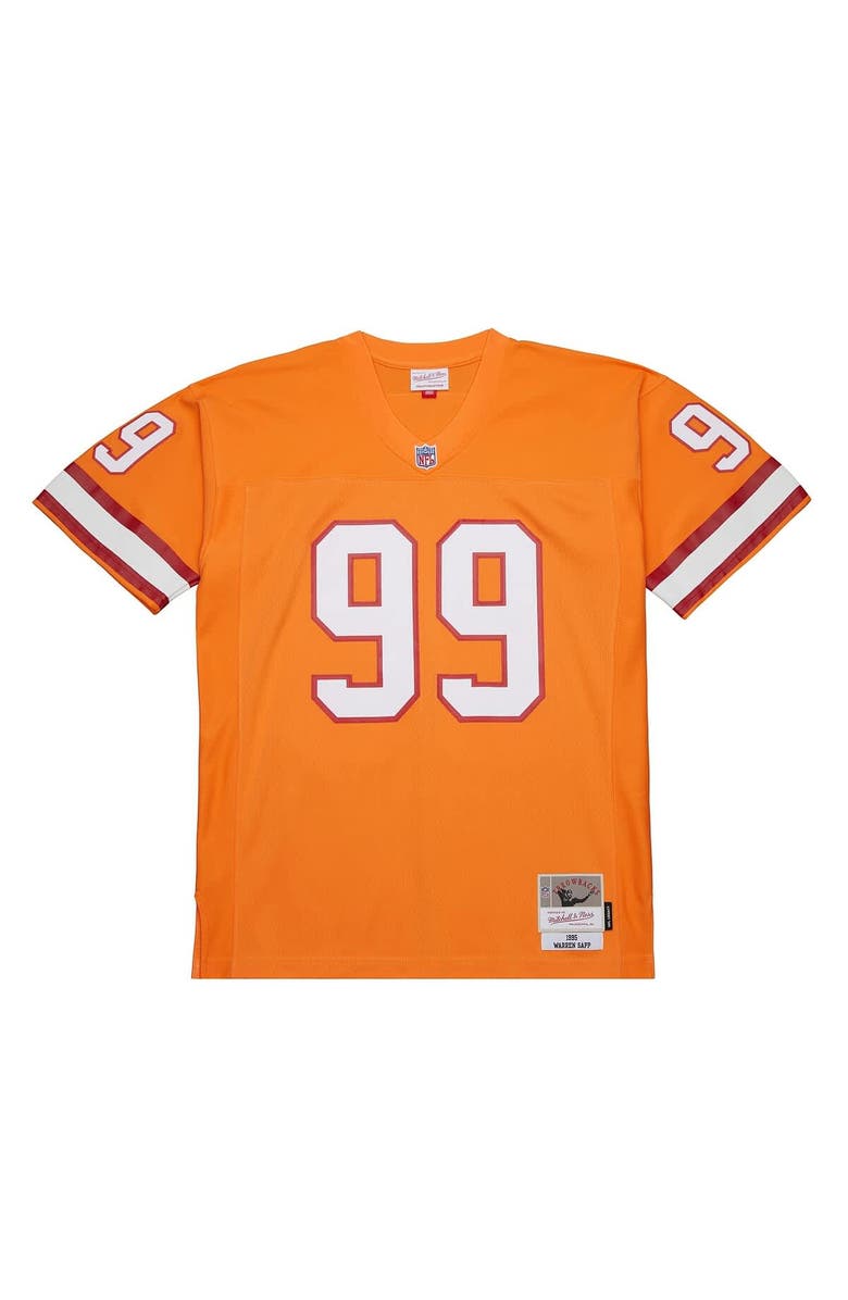 Mitchell & Ness Men's Mitchell & Ness Warren Sapp Orange Tampa Bay Buccaneers 1995 Legacy Replica Jersey, Alternate, color, Orange